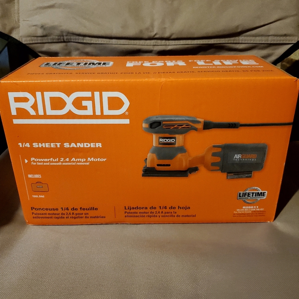 Ridgid 1/4 Sheet Sander